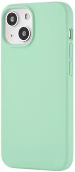 Чехол-накладка UBEAR Touch Case для смартфона Apple iPhone 13, силикон/микрофибра, светло-зеленый (CS104LG61TH-I21)