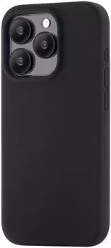 Чехол-накладка UBEAR Touch Mag Case для смартфона Apple iPhone 15 Pro, силикон/микрофибра, черный (CS263BL61PTH-I23M)