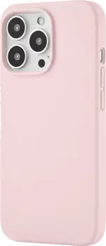 Чехол-накладка UBEAR Touch Mag Case для смартфона Apple iPhone 13 Pro, силикон/микрофибра, светло-розовый (CS101LR61PTH-I21M)