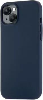 Чехол-накладка UBEAR Touch Mag Case для смартфона Apple iPhone 15 Plus, силикон/микрофибра, темно-синий (CS271DB67TH-I23M)