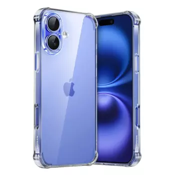 Чехол-накладка UGREEN CA102 для смартфона Apple iPhone 16 Plus, силикон, прозрачный (45914)