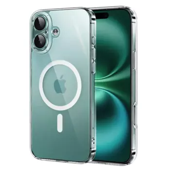 Чехол-накладка UGREEN MagSafe CA110 для смартфона Apple iPhone 16 Plus, поликарбонат, прозрачный (45926)
