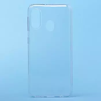 Чехол-накладка Ultra Slim для смартфона Samsung SM-A202 Galaxy A20e, силикон, прозрачный (101221)
