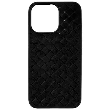 Чехол-накладка UNBRKE braided case для смартфона Apple iPhone 13 Pro, силикон, черный