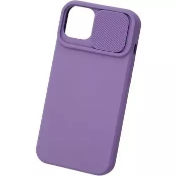 Чехол-накладка UNBRKE Soft Case With Camera Slider для смартфона Apple iPhone 13 Pro Max, пластик, фиолетовый (УТ000027800)
