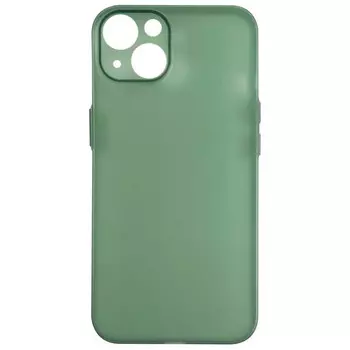 Чехол-накладка Usams Ultra-Thin US-BH777 для смартфона Apple iPhone 13, полипропилен, зеленый (IP13PQR02)