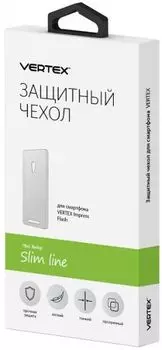 Чехол-накладка Vertex для смартфона Vertex Flash, силикон, прозрачный (CCFL)