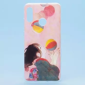 Чехол SC134 для смартфона Huawei P SMART 2019, принт 005 (98365)