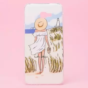 Чехол SC134 для смартфона Samsung SM-J410 Galaxy J4 Core, принт 001 (98521)