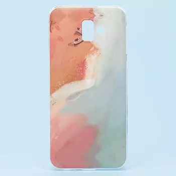 Чехол SC135 для смартфона Samsung Galaxy J6 Plus 2018, силикон, рисунок 002 (98633)