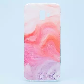 Чехол No name SC135 для смартфона Samsung Galaxy J6 Plus 2018, силикон, рисунок 004 (98635)