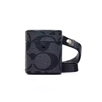 Чехол PCP09 для кейса Apple AirPods/AirPods 2, черный (225804)