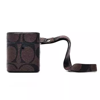 Чехол PCP09 для кейса Apple AirPods/AirPods 2, темно-коричневый (225803)