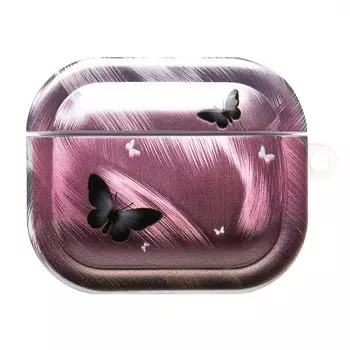 Чехол PCP10 для кейса AirPods (3-го поколения), серебристый/розовый (230462)