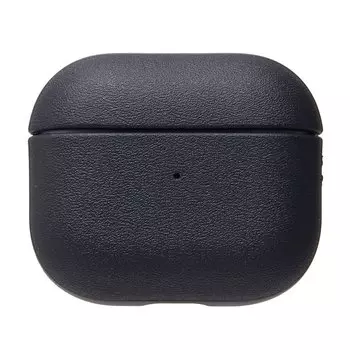 Чехол PCP12, экокожа для Apple AirPods (3-го поколения), черный (238206)