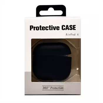 Чехол PCP12, экокожа для Apple AirPods (4-го поколения), черный (238203)