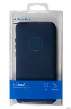 Чехол Red Line Ultimate для смартфона Infinix Hot 12 Play, силикон, синий (УТ000032274)