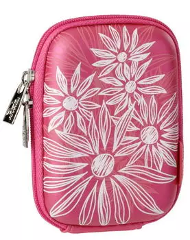 Чехол RivaCase 7022 (PU) Digital Case, 57x88x27mm, малиновый розовый (Flowers)