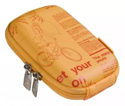 Чехол RivaCase 7023 (PU) Digital Case, 61x90x33mm, полиуретан, Yellow Newspaper