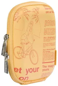 Чехол RivaCase Davos 7103 (PU) Digital Case, желтый (Newspaper)