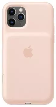 Чехол с аккумулятором Apple Smart Battery Case для смартфона Apple iPhone 11 Pro, силикон, розовый (MWVN2ZM/A)