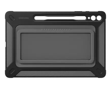 Чехол Samsung Outdoor Cover для планшета Samsung Galaxy Tab S9+, поликарбонат, черный/серый (EF-RX810CBEGRU)