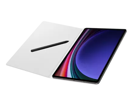 Чехол Samsung Smart Book Cover для планшета Samsung Galaxy Tab S9+, полиуретан, белый (EF-BX810PWEGRU)