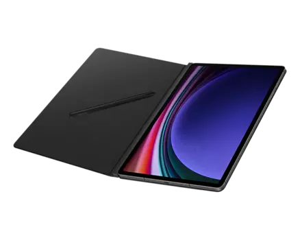 Чехол Samsung Smart Book Cover для планшета Samsung Galaxy Tab S9+, полиуретан, черный (EF-BX810PBEGRU)