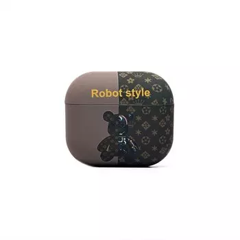 Чехол SCP19 для кейса AirPods (3-го поколения), коричневый (225822)