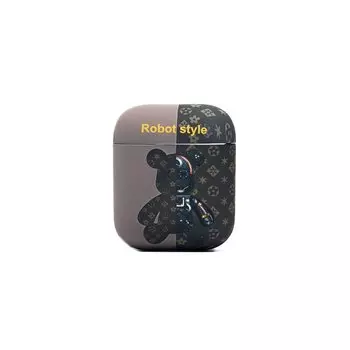 Чехол SCP19 для кейса Apple AirPods/AirPods 2, коричневый (225828)