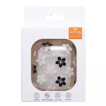 Чехол SCP21 для кейса Apple AirPods/AirPods 2, прозрачный (230484)