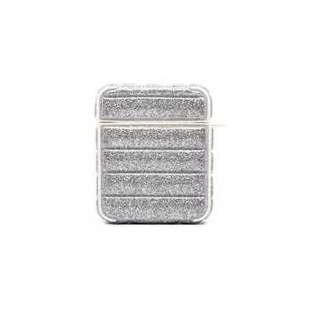 Чехол SCP22 для кейса Apple AirPods/AirPods 2, серебристый (230465)