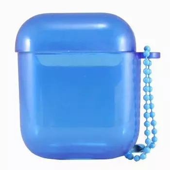 Чехол, силиконовый для AirPods, светло синий (117503)
