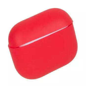 Чехол, силиконовый для Apple AirPods 3, красный (884139)