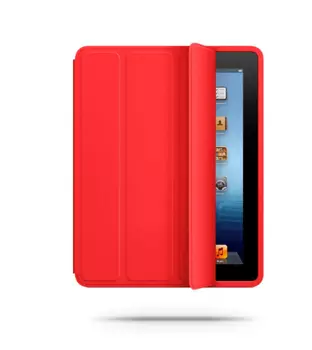 Чехол Smart Bumper HW-0111003 для планшета Apple iPad 2/3, искусственная кожа, красный (13201)
