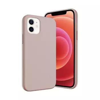 Чехол SwitchEasy Skin для смартфона Apple iPhone 12 mini, жидкая силиконовая резина, розовый песок (GS-103-121-193-140)