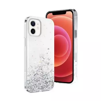 Чехол SwitchEasy Starfield для смартфона Apple iPhone 12 mini, поликарбонат/полиуретан, прозрачный (GS-103-121-171-65)