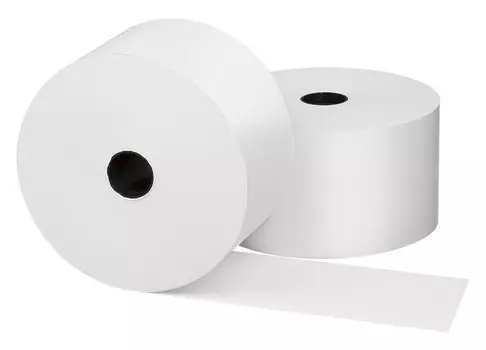 Чековая лента 80 мм x 80 м, втулка 12 мм, термо, 48 г/м, черная печать, 1 рулон Silwerhof (1489549)