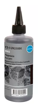 Чернила Cactus, 250 мл, черный, совместимые, водные для HP/Lexmark/Canon/Epson/Brother (CS-I-Un250BK)