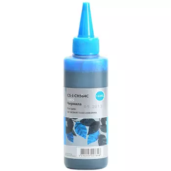Чернила Cactus CS-I-CH564C, 100 мл, голубой, совместимые для DeskJet 1050 / 2050 / 2050s
