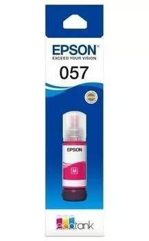 Чернила Epson 057, 70 мл, пурпурный, оригинальные для Epson L18050 (C13T09D398)