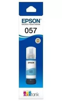 Чернила Epson 057, 70 мл, светло-голубой, оригинальные для Epson L18050 (C13T09D598)