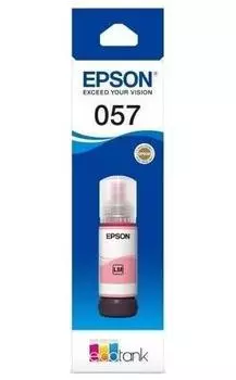 Чернила Epson 057, 70 мл, светло-пурпурный, оригинальные для Epson L18050 (C13T09D698)