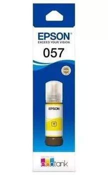 Чернила Epson 057, 70 мл, желтый, оригинальные для Epson L18050 (C13T09D498)