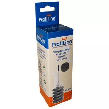 Чернила ProfiLine PL-INK-UNI-CANON-Bk 1*30мл, 30мл, черный, совместимые, для Canon
