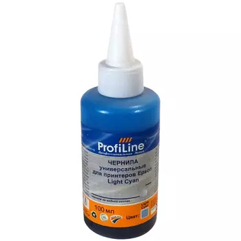 Чернила ProfiLine PL-INK-UNI-Eps-LC 100мл, 100 мл, светло-голубой, совместимые для Epson