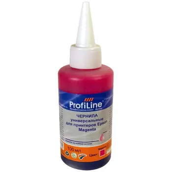 Чернила ProfiLine PL-INK-UNI-Eps-M 100мл, 100 мл, пурпурный, совместимые для Epson