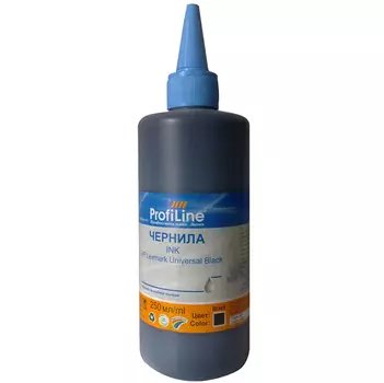 Чернила ProfiLine PL-INK-UNI-HP/Lex-Bk 250мл, 250 мл, черный, совместимые