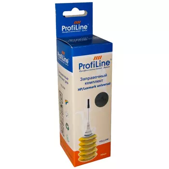 Чернила ProfiLine PL-INK-UNI-HP/Lex-Y 1*30мл, 30мл, желтый, совместимые