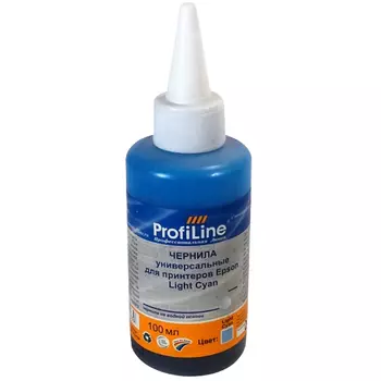 Чернила ProfiLine PL-INK-UNI-LC 100мл, 100 мл, светло-голубой, совместимые для Epson